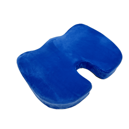 2Pc Memory Foam Lumbar and Seat Cushions Set for Orthopedic Pain Relief Helps Sciatica Non Slip Seat