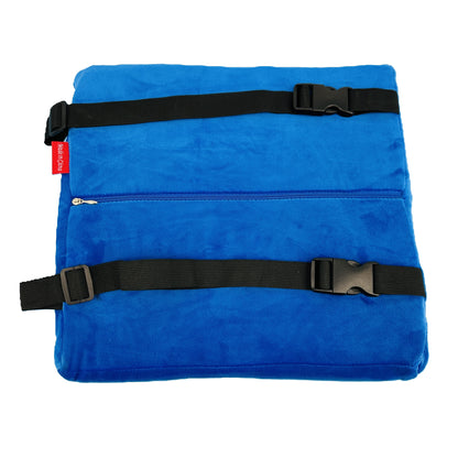 2Pc Memory Foam Lumbar and Seat Cushions Set for Orthopedic Pain Relief Helps Sciatica Non Slip Seat